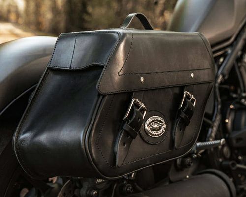 ハーレー パーツメーカー  LONGRIDE(ロングライド) LONGRIDE レザーサドルバッグ