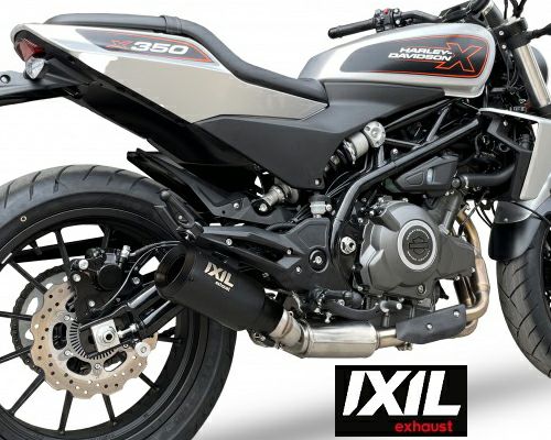 IXIL MK1 スラッシュカット スリップオンマフラー (ブラック) X350 |ハーレーパーツ専門店 HDパーツ