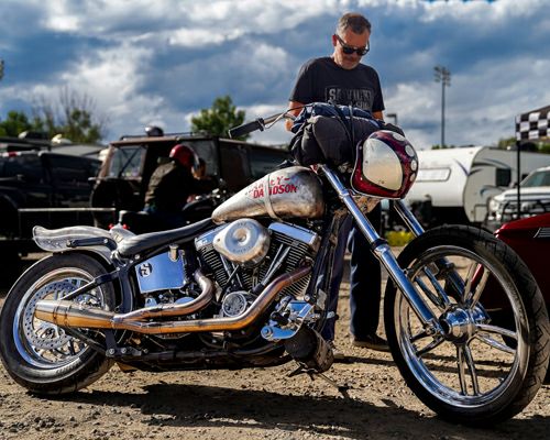 ハーレー、ソフテイルTC マフラー Sawicki(サウィッキ)マフラー