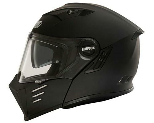 SIMSON 押入れ フルフェイスヘルメット ブラック m30 スモークシールド付き 