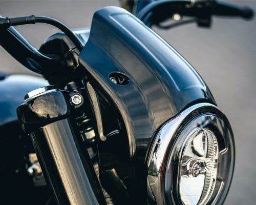 ハーレー、ソフテイル・M8 ウインドシールド：FXBB サンダーバイク フェアリング