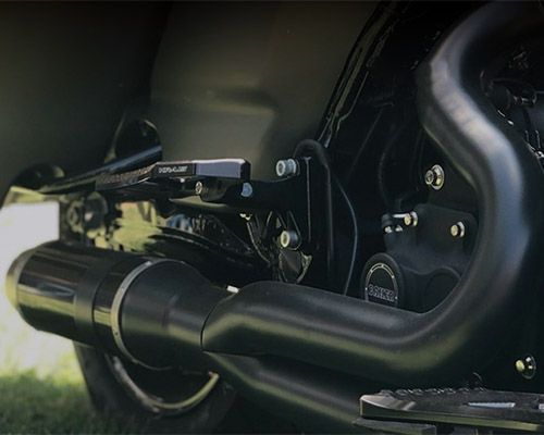 ハーレー、ツーリングモデルマフラー・M8用 ディーアンドディーエキゾースト マフラー