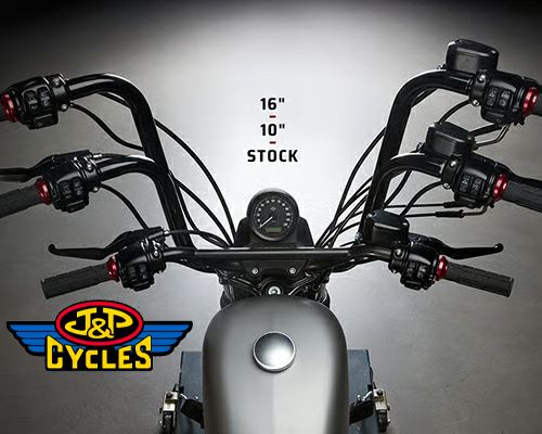 ハーレー、ダイナ用J&Pサイクルズ、Milwaukee Twinsハンドル