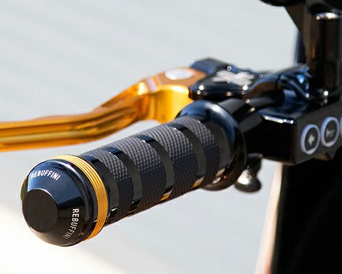 ハーレー、ケーブルスロットル用 レブフィニ(Rebuffini) グリップ