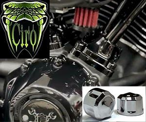 ソフテイル用ボルトカバー、ボルト｜ハーレーカスタムパーツ専門店