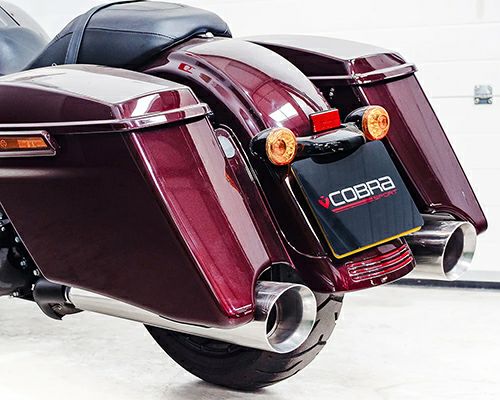 ハーレー、ツーリングモデルマフラー・M8用 コブラスポーツマフラー