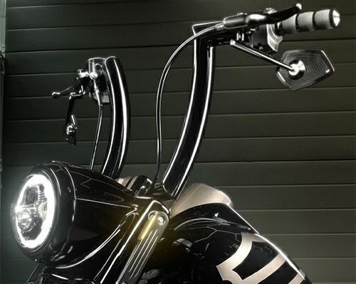 ハーレー、FLHR ロードキング キラーカスタム ハンドル