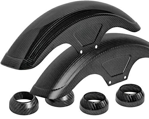 サドルマン スポーツスター用 カーボンパーツ