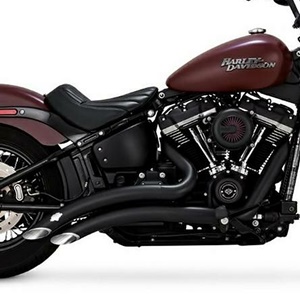 バンス＆ハインズ （VANCE&HINES） ソフテイル ビッグラディウス 2-into-2 ブラック