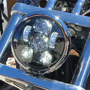 WMW プロジェクターLED 5-3/4インチ・ヘッドライト　ブラック 