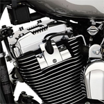 スポーツスター ヘッドボルトブリッジキット クローム