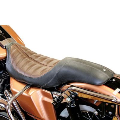 Roland Sands Design Enzo 2UPシート (ブラック/ブラウン) 【ツーリング】