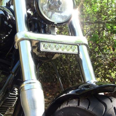 Custom Dynamics LEDドライビングライトバー (ホワイト) 【ダイナ、ソフテイル、スポーツスター、FLTR】