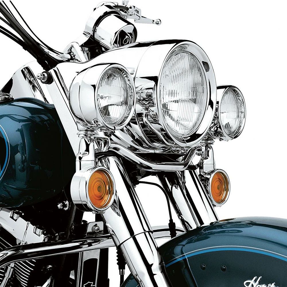 ヘッドライト ナセル KIT クローム FLソフテイル用 |ハーレーパーツ