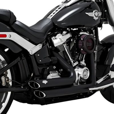 【SALE】Vance & Hines ショートショット フルエキゾーストマフラー PCX (ブラック) 【M8 ブレイクアウト、ファットボーイ】
