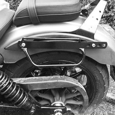 LONGRIDE 汎用サドルバッグホルダー ショート (ブラック)