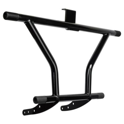 HOGWORKZ 2ステップ ハイウェイクラッシュバー ブラック M8ソフテイル