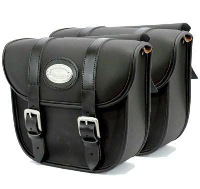 LONGRIDE ユニバーサル・サドルバッグ 9L 左右セット (ブラック)