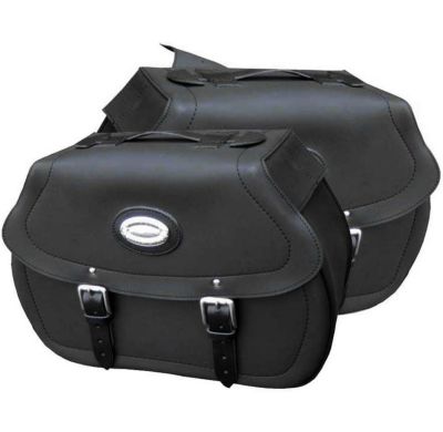 LONGRIDE ユニバーサル・サドルバッグ 26L 左右セット (ブラック)
