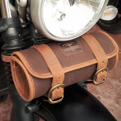 LONGRIDE ワックスコットンキャンバス クラシック・ツールロール (ブラウン)