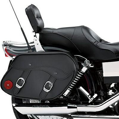 レザー・サドルバッグ　ダイナモデル用-01