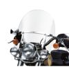 デタッチャブル・キングサイズ・ウインドシールド　補助ライト装着のFLソフテイル用　533mm高　クリア-01