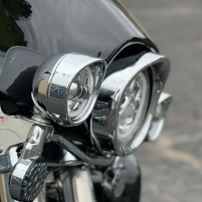 HOGWORKZ バイザースタイルトリムリング クローム 補助ライト用