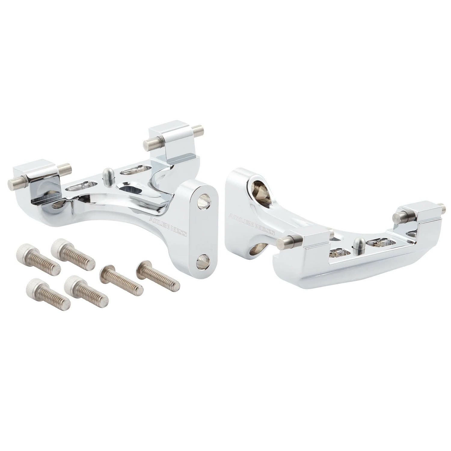 Arlen Ness（アレンネス） FORGED パッセンジャーフロアボード マウントキット クローム 4