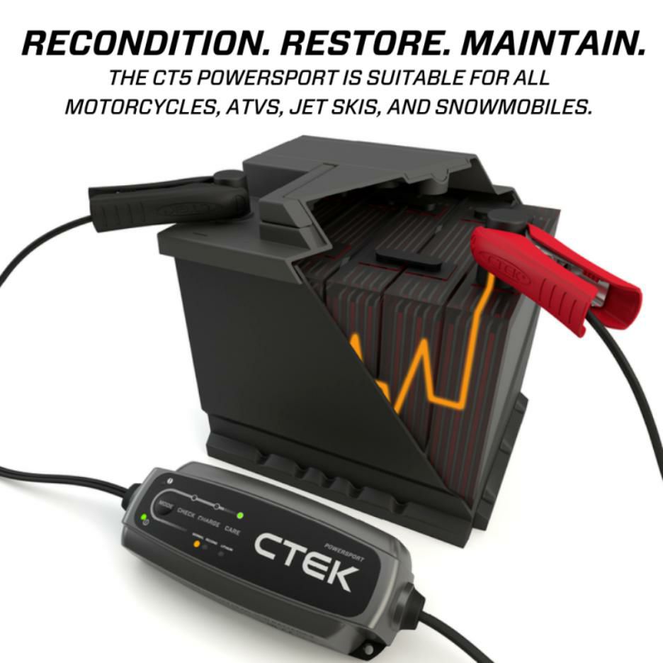 CTEK 12Volt バッテリー・チャージャー 2.3A 常時接続可　AGM＆リチウムバッテリー 3