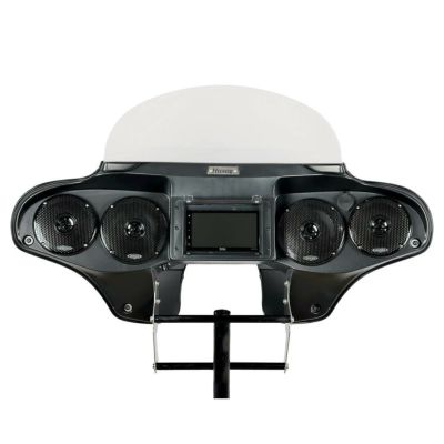 HOPPE INDUSTRIES バットウイングフェアリング タッチスクリーンオーディオ 5インチx2、6インチx2 スピーカー FLSTC、FLSTF