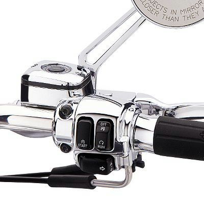 クローム・クラッチブラケット＆マスターシリンダー・リザーバーキット　ハイドロリック・クラッチ用-01