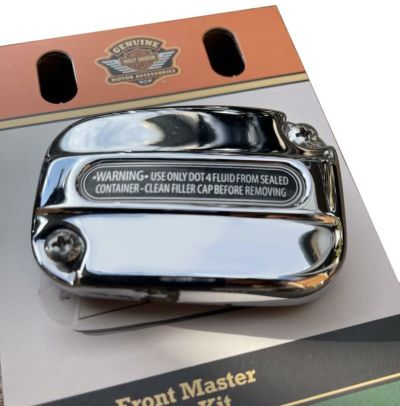 ハーレー純正☆クローム・クラッチ＆マスターシリンダー・リザーバー