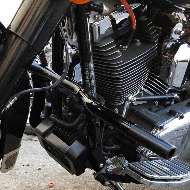 Santoro Fabworx DADDYS クラッシュバー グロスブラック 2009以降 FLHX