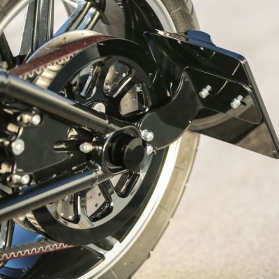 Thunderbike リアアクスルカバーセット (マットブラック) 【M8 ソフテイル】