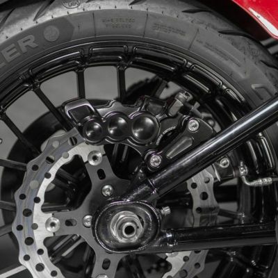 Arlen Ness 6ピストン リアブレーキキャリパーキット ブラック M8ソフテイル