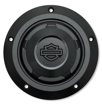 スイッチバック ダービーカバー (ブラック) 【M8 ソフテイル】