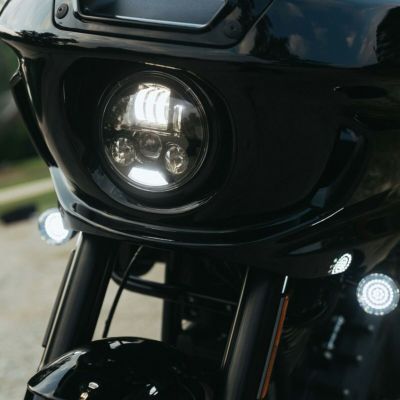 Custom Dynamics 5.75インチ LEDヘッドライトキット (ブラック Custom Dynamics 5.75インチ LEDヘッドライトキット (ブラック