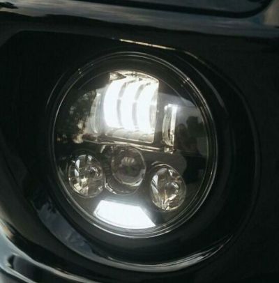 Custom Dynamics 5.75インチ LEDヘッドライトキット (ブラック） 【ローライダーST】