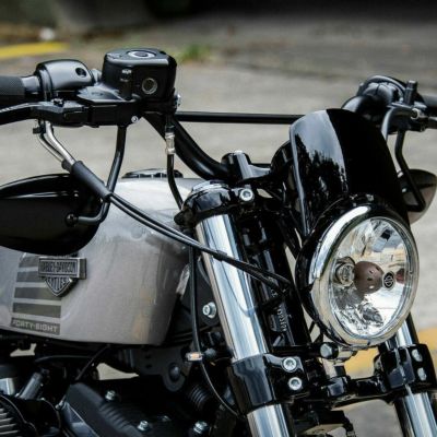 Ricks Motorcycles ダートトラック ハンドルバー (マットブラック)
