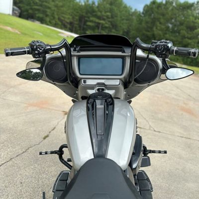 KST Kustoms BISON BAGGER 1.5インチ径 ハンドルバー 14インチ (グロスブラック) 【ストリートグライド】