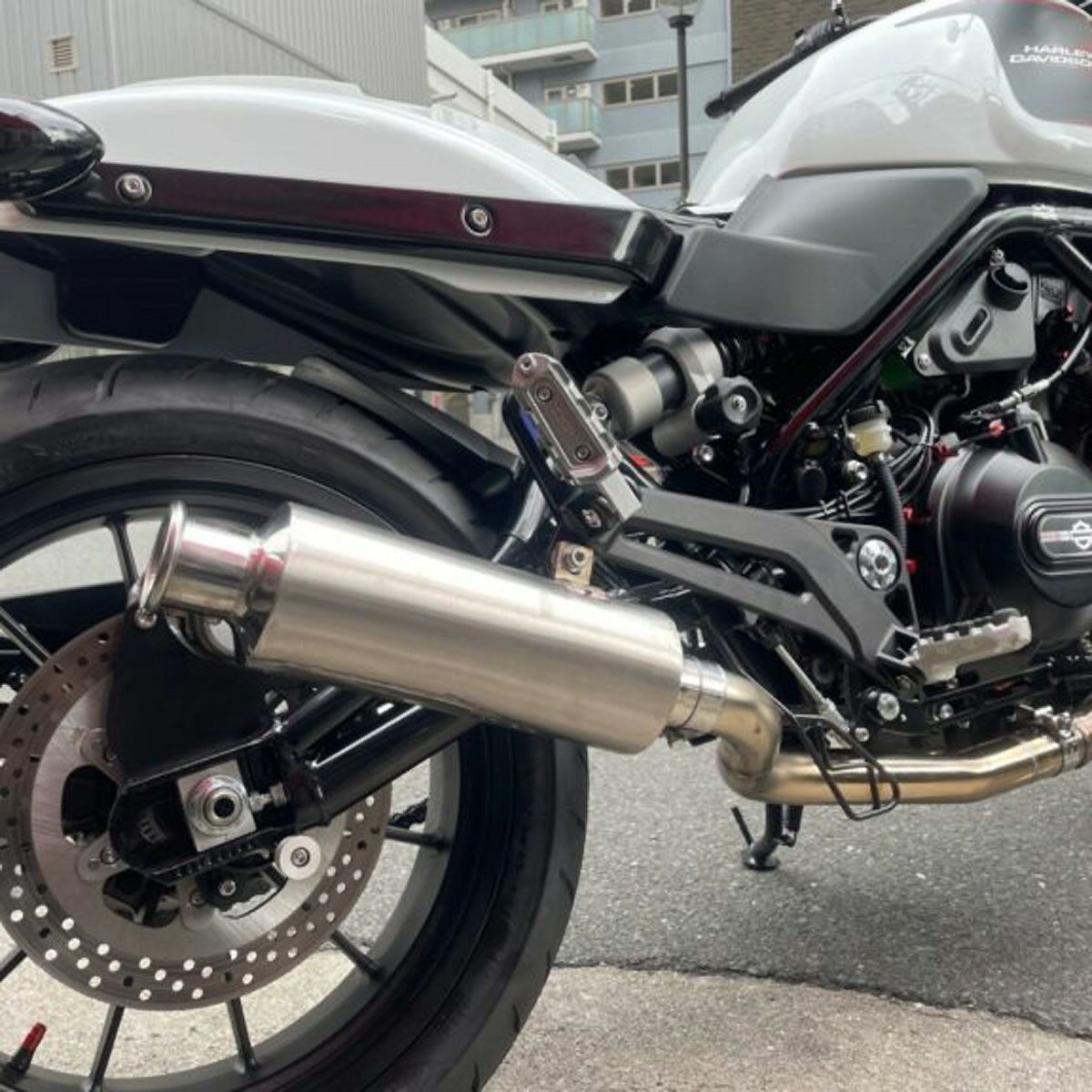 MOTOR STAGE X500用 マフラー A-100 【X500】 |ハーレーパーツ専門店 