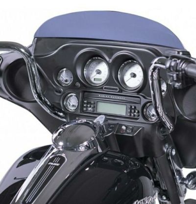 Fat Baggers 1.25インチ径 EZ Install ラウンドトップハンドルバー 12インチ (クローム) 【ストリートグライド】