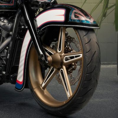 Killer Custom 23インチ・ホットロッドフロントフェンダー M8 ヘリテイジクラシック、デラックス、スリム