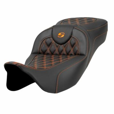 【SALE】Saddlemen Road Sofa LS シート GEL入り オレンジステッチ ブラック 2008～2023 ツーリング