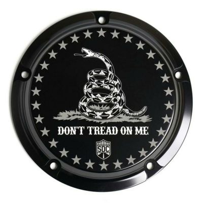 San Diego Customs GADSON ダービーカバー (グロスブラック) ツインカム ツーリング、ダイナ、ソフテイル、トライク