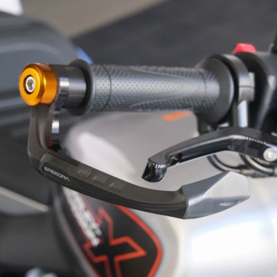 SPEEDRA X350用 レバーガード左右セット (ゴールド)
