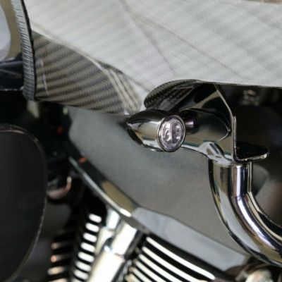 SPEEDRA ローライダーST用 アルミ削り出しステー/LEDブレットウィンカーキット
