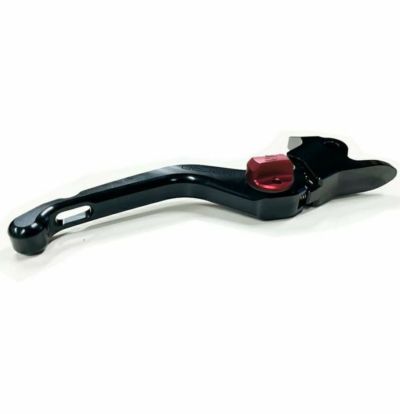 オベロン アジャスタブル ブレーキレバー Airo ブラック/レッド 2015年以降ソフテイル