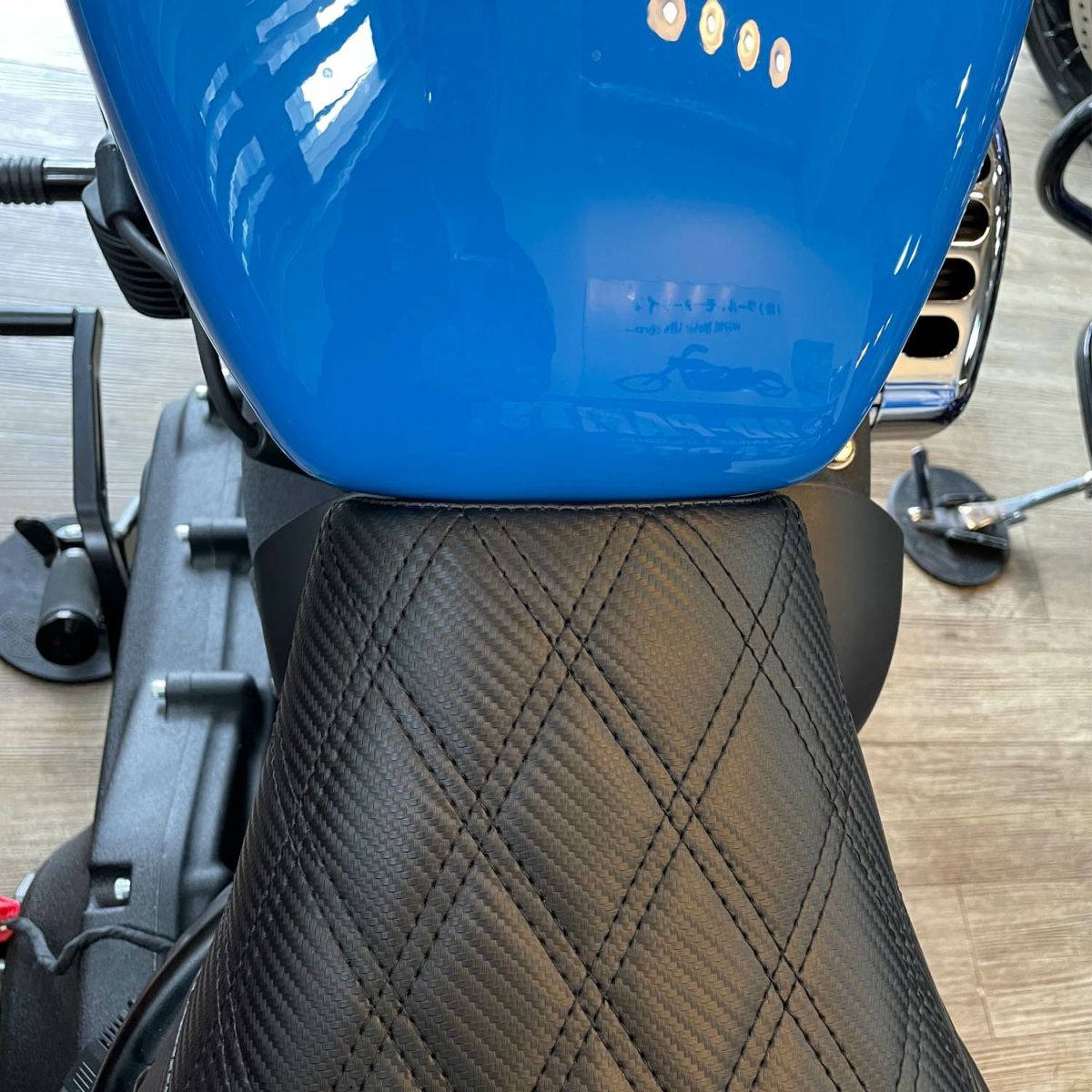 ミッドフレームエアデフレクター ブラック M8ソフテイル 5