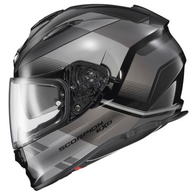 SCORPION RYZER インナーバイザー付フルフェイスヘルメット (ダークグレーグラフィック)